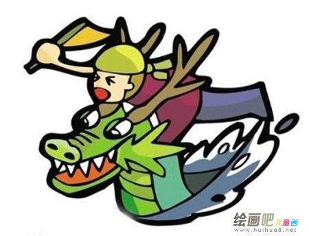 龙舟简笔画