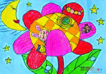 儿童画秋天：秋天与生活