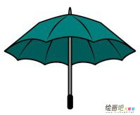 雨伞简笔画：雨伞，谢谢你