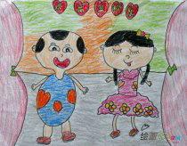 庆六一儿童画：庆六一儿童节儿童画