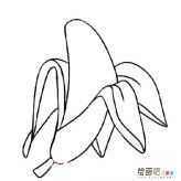 水果简笔画：香蕉
