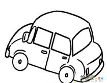 小汽车简笔画：买遥控小汽车