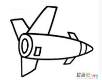 宇宙飞船简笔画：未来的飞船