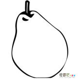 水果简笔画：梨