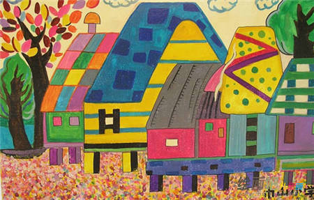 儿童画秋天：秋天来了