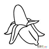水果简笔画：香蕉