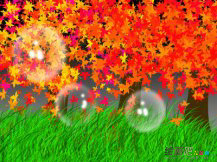 儿童画秋天：秋意