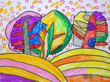 儿童画秋天：秋天