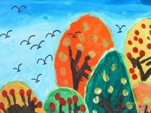 儿童画秋天：写一首秋天的诗