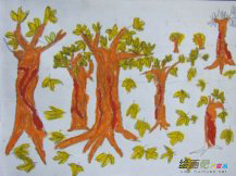 儿童画秋天：秋色秋韵