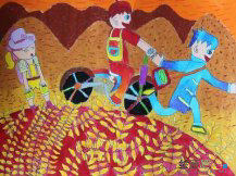 儿童画秋天：秋意