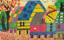 儿童画秋天：秋天的梦