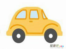 小汽车简笔画：小拼装车