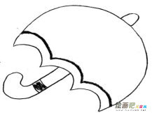 雨伞简笔画：我的小雨伞