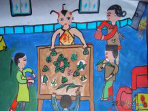 粽子简笔画：包粽子·吃五黄·品端午