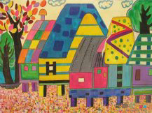 儿童画秋天：秋天