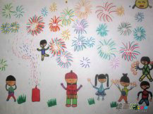 庆元旦儿童画：祝福你，我的2015