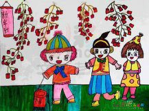 春节儿童画：春节之最