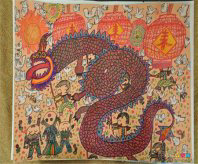 庆元旦儿童画：庆元旦儿童画作品
