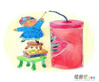 庆元旦儿童画：庆元旦儿童画作品