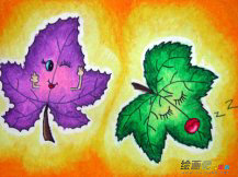 儿童画秋天：秋天的景色