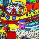 春节儿童画：腊月二十四扫尘