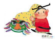 春节儿童画：正月初三知多少