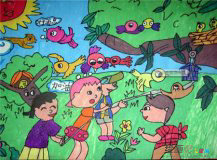 儿童画春天：生机盎然的季节