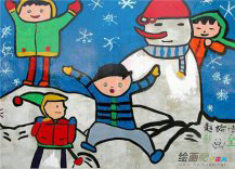 春节儿童画：吉星高照