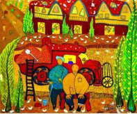 春节儿童画：五谷丰收