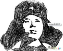 雷锋简笔画：无产阶级斗志
