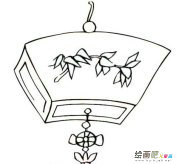 灯笼简笔画：福州式灯笼介绍
