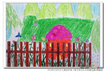 儿童画春天：我们一起找春天