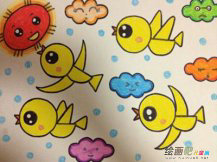 儿童画春天：春天伴我行