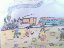 水彩画：湿画法步骤