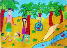 儿童画春天：惊蛰