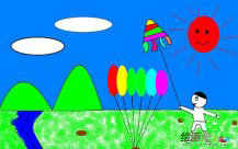 儿童画春天：春天的童谣