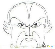 脸谱简笔画：脸谱的图案