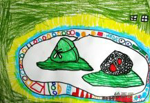 粽子简笔画：广东人喜欢的粽子