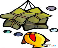 粽子简笔画：关于粽子的记载