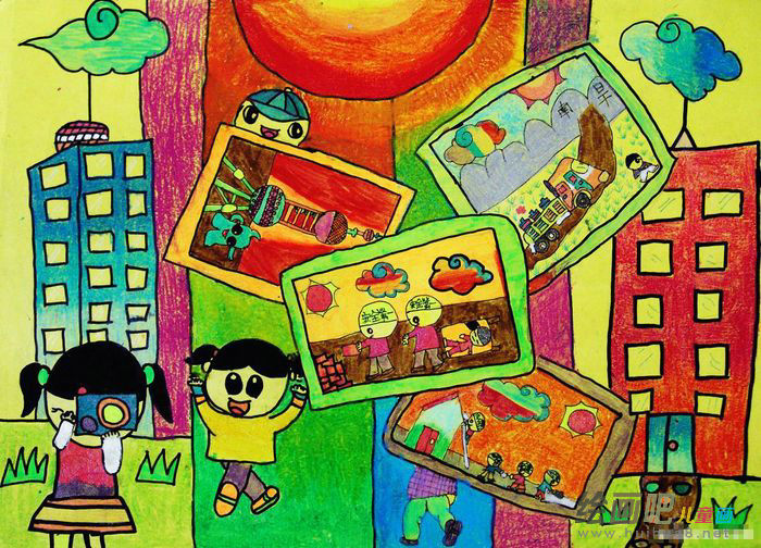 庆六一儿童画:今年的六一节 庆六一儿童画:今年的六一节