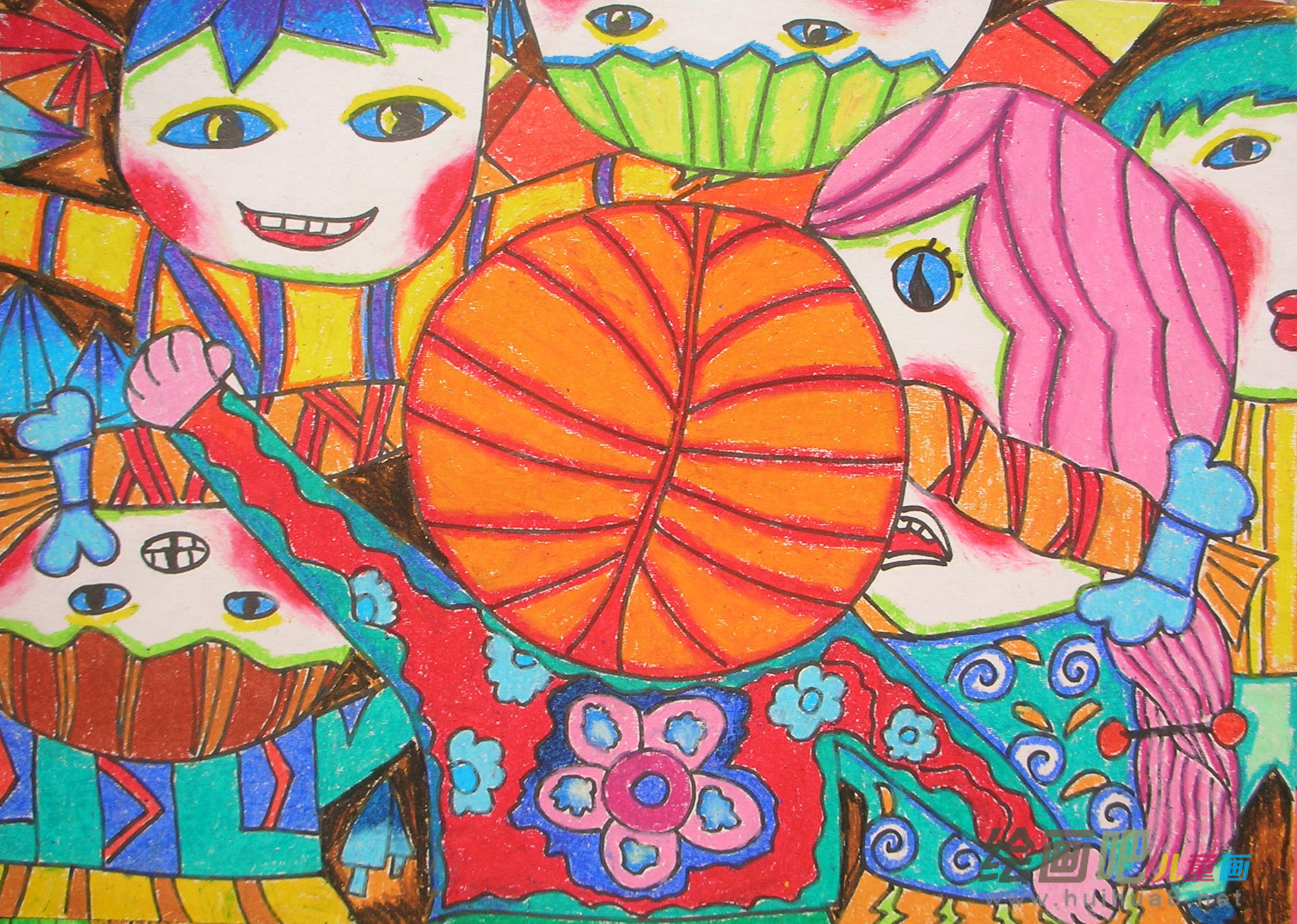 庆六一儿童画:记六一儿童节里的一件事 庆六一儿童画:记六一儿童节里的一件事