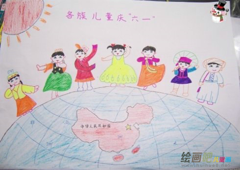 庆六一儿童画：梦中的“六一儿童节”