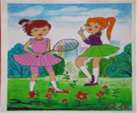 庆六一儿童画：六一儿童画幼儿作品