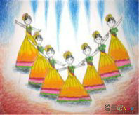 庆六一儿童画：童年是做梦的美丽城堡