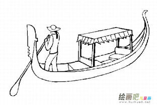 龙舟简笔画：东莞龙舟