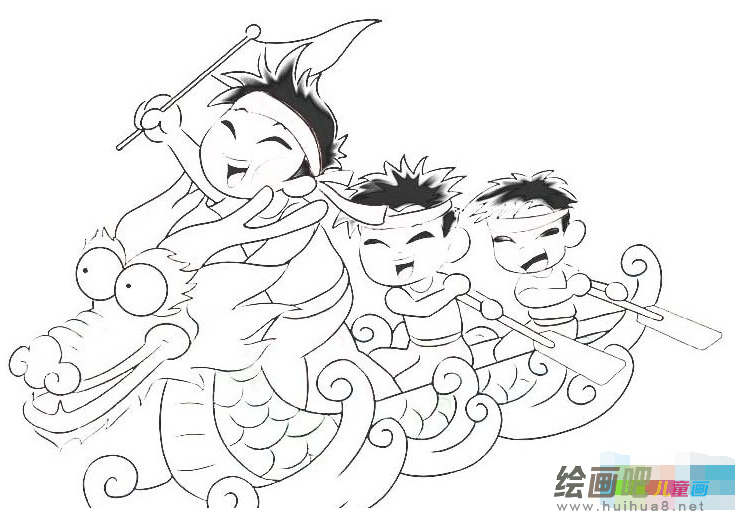 龙舟简笔画：龙舟的起源