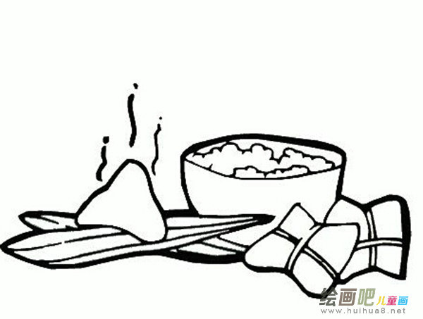 粽子简笔画:吃粽子的民间习俗 粽子简笔画:吃粽子的民间习俗