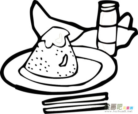 粽子简笔画:粽子的作文 粽子简笔画:粽子的作文