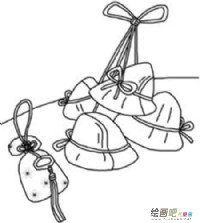 粽子简笔画:描写粽子的作文 粽子简笔画:描写粽子的作文